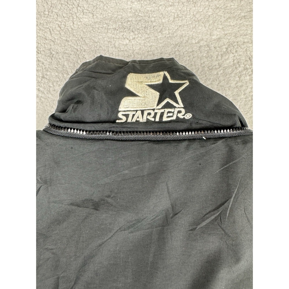Vtg 1990's Chicago Bulls Starter Jacket Parka NBA Michael Jordan Men 2XL Read - Picture 10 of 13